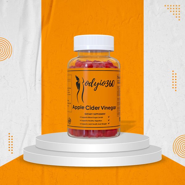 **Alt Text:**
Apple Cider Vinegar Gummies – Single Bottle Natural Gummies Product Image
