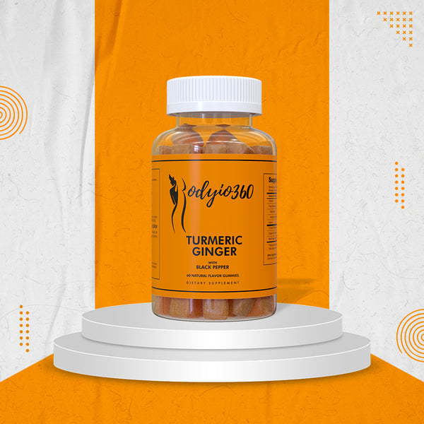 Turmeric Ginger Gummies – Single Bottle Natural Gummies Product Image
